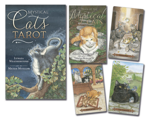 Mystical Cats Tarot Deck Box Cover