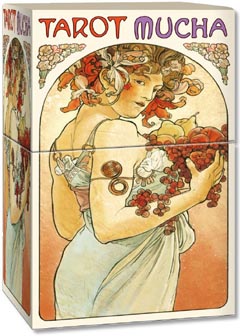 Tarot Mucha box cover