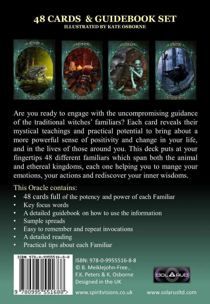 Witches’ Familiars Oracle Cards - The Tarot Shop UK