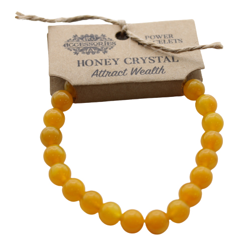 honey crystal bracelet