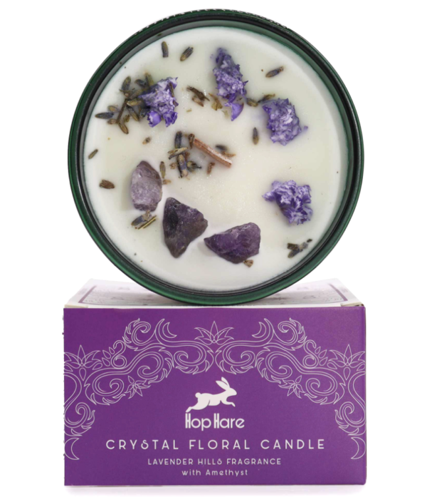 hop hare crystal candle moon