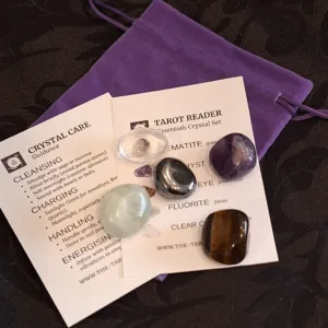 tarot readers crystal set