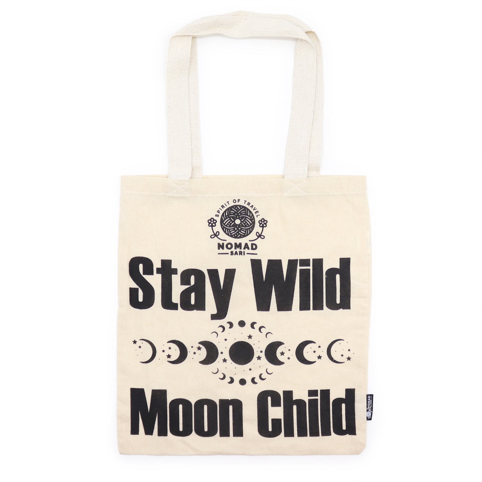 Iconic Basic Tote Bag - Stay Wild, Moon Child