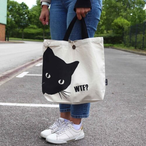 Iconic Classic Tote Bag - Black Cat