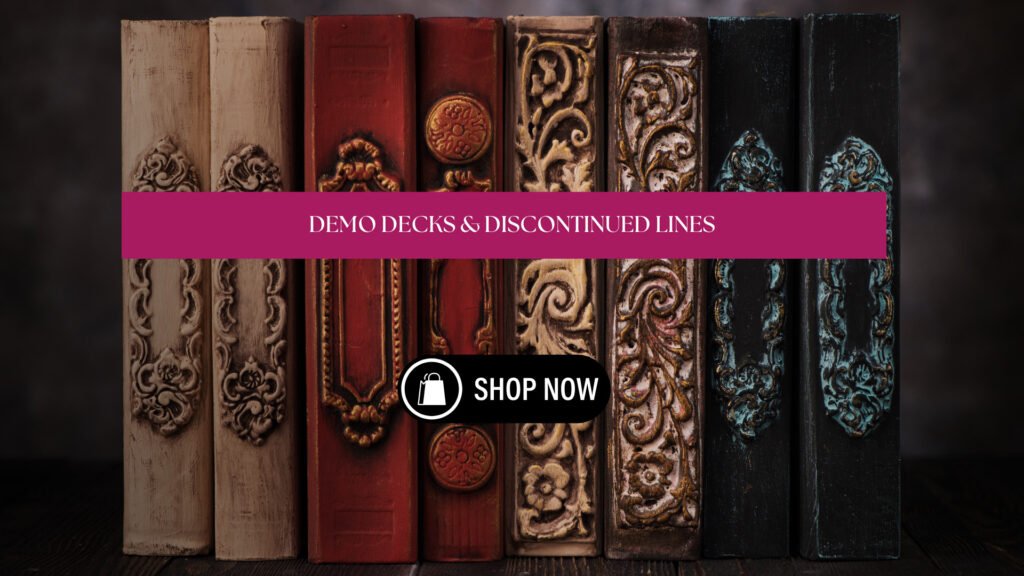 demo decks and discontinued lines banner